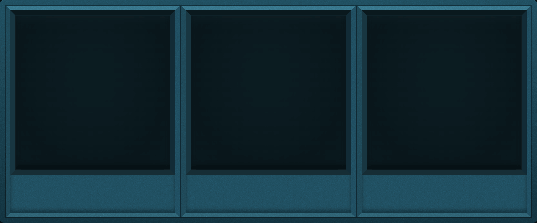 Blue Steel Display Case (1x3)
